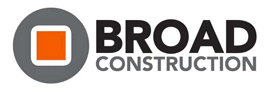 Broad construction company logo
