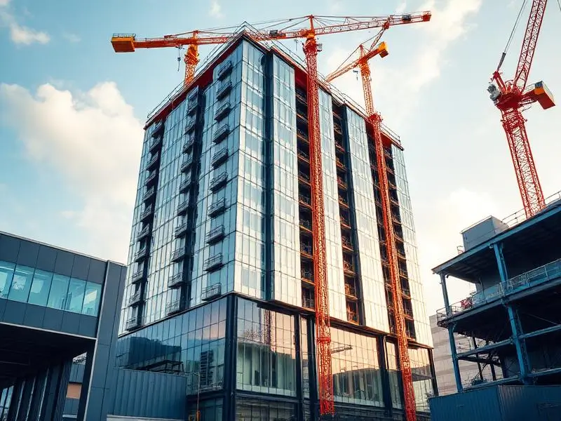 Commercial building construction site for BOQ services